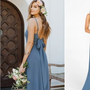 Show Me Your Mumu Lauren Tie Maxi Dress in Medium